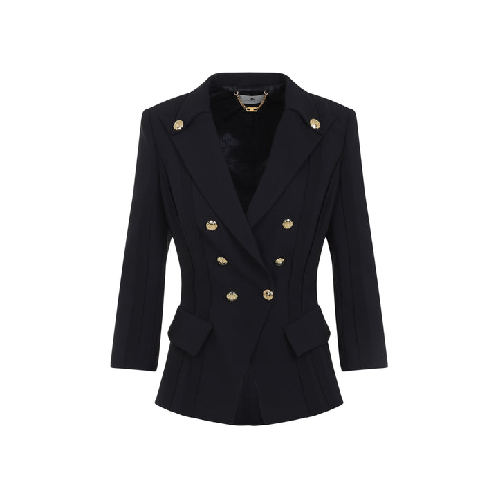Elisabetta Franchi Jackets - Black | 2aad9330164ce26d427709aa13dfee4dd267c0d5