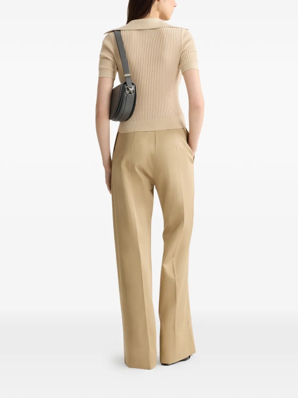 Patou Polo neck - Nude & Neutrals | 199428236d170a1d8293bfdf45c4738a613f973c