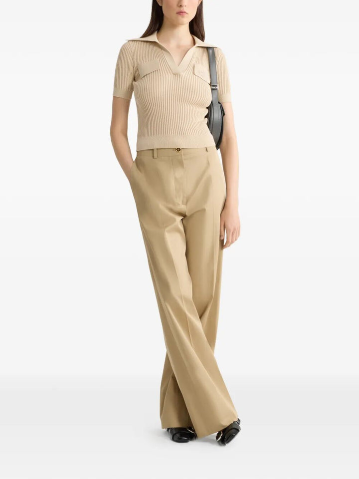 Patou Polo neck - Nude & Neutrals | edb37dbf582651c7fb2b18bc50828a281ebf79ed