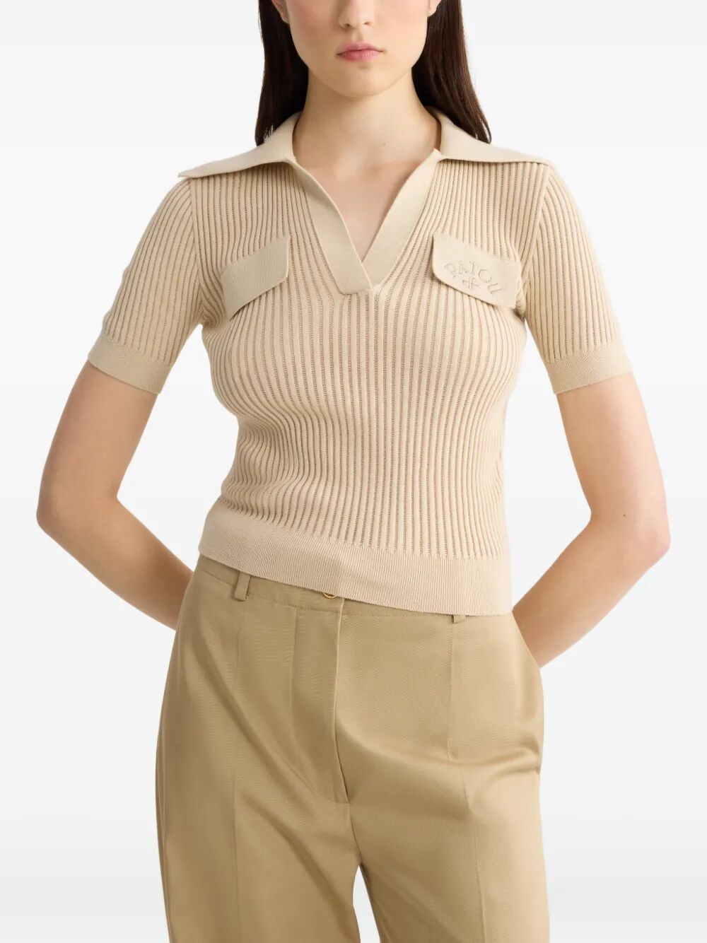 Patou Polo neck - Nude & Neutrals | ccc933b1ce160f6405434ae248e7b7241c5c88b5