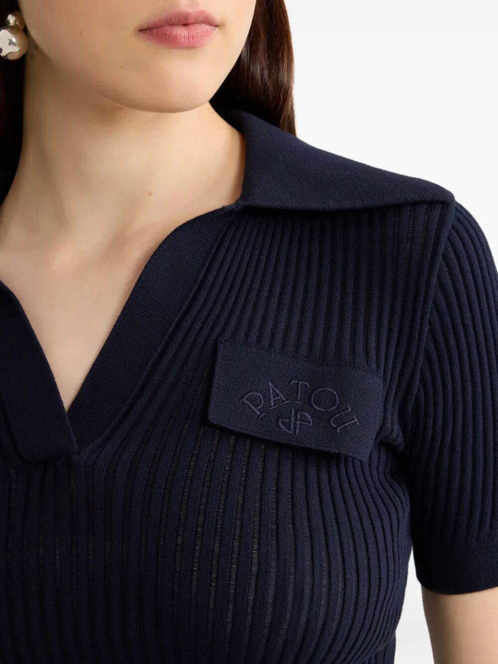 Patou Polo neck - Blue | f8412e998b2ded2df708833aac382a782d3e086b