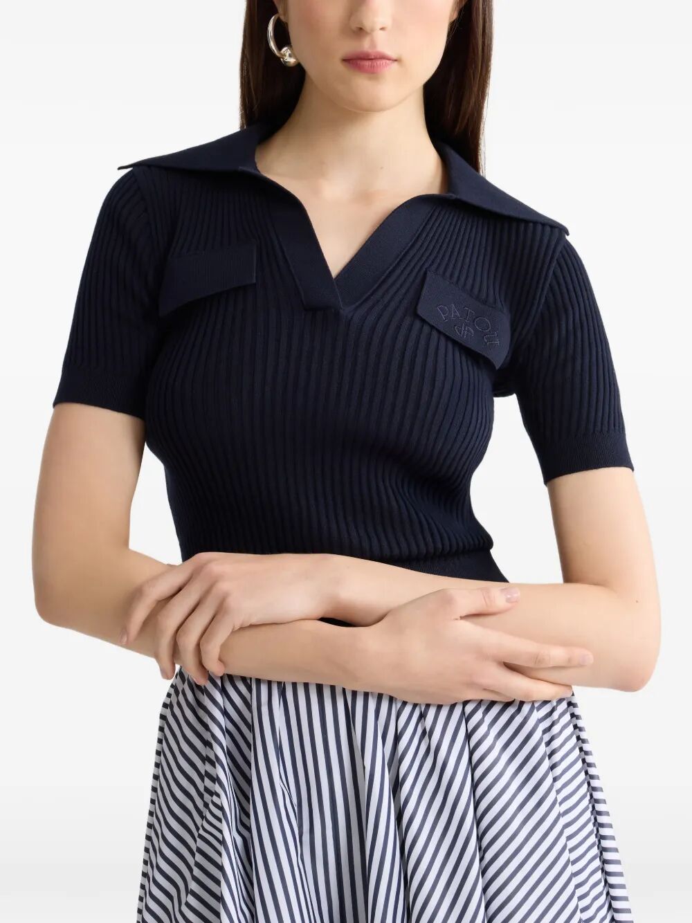 Patou Polo neck - Blue | c83aab465294b52d2b5242a8e2aac982b96c8595