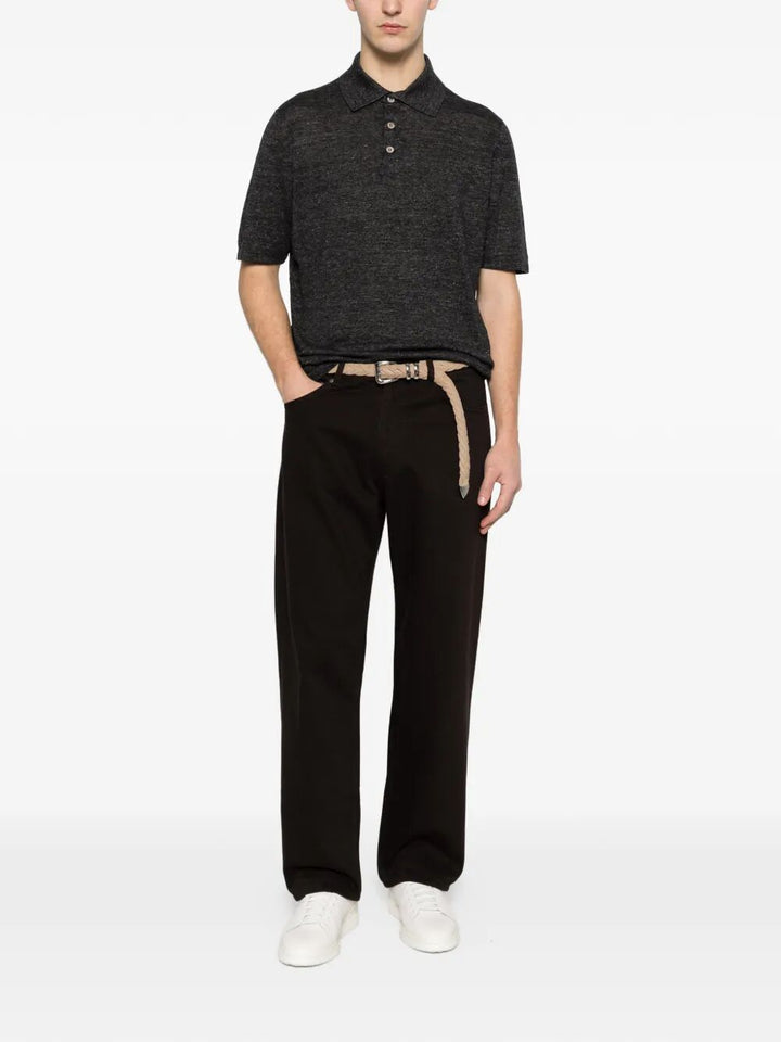 Brunello Cucinelli Polo - Grey | a378217b0356196a0b00d64fad80f653ae8d9089