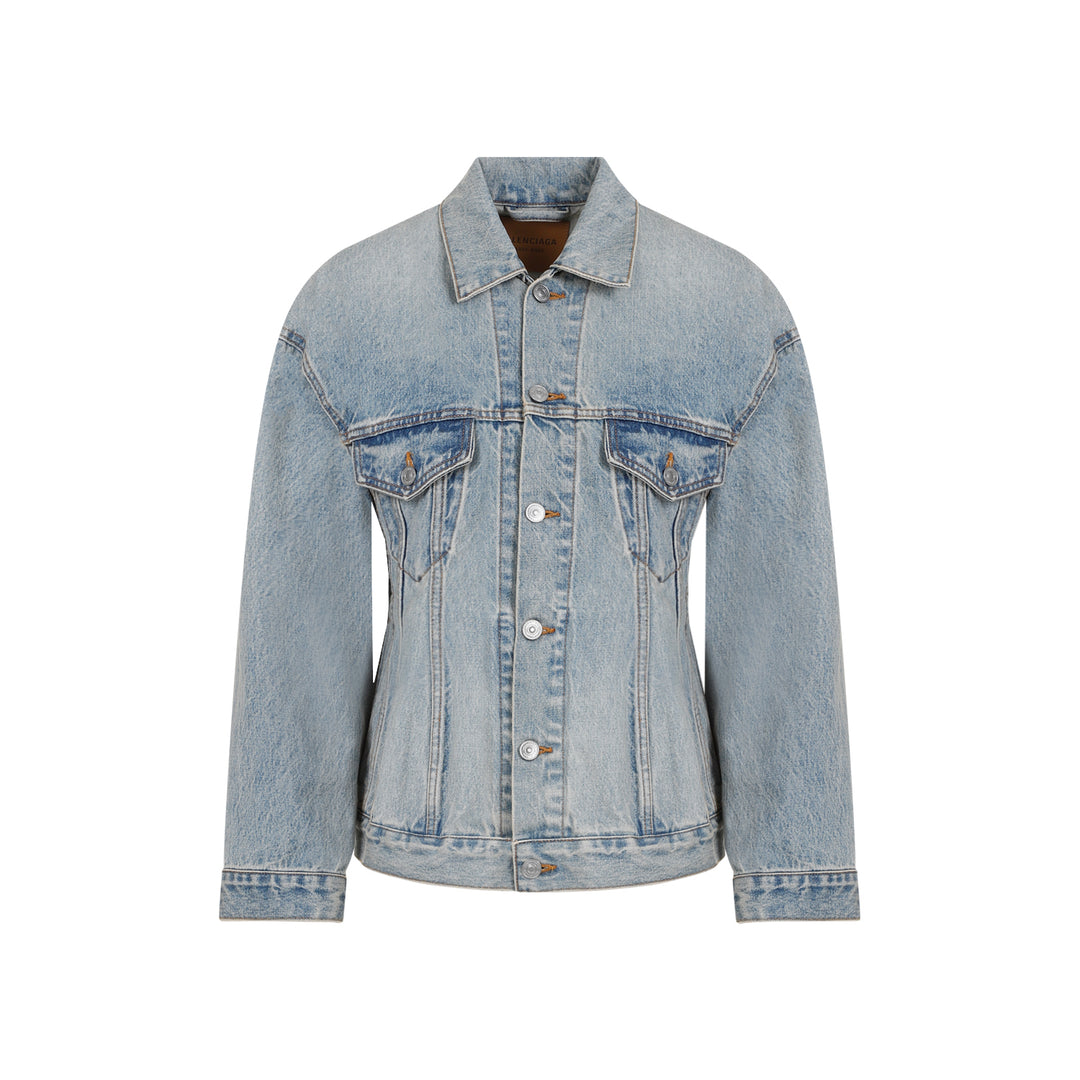 Balenciaga Jackets - Blue | 0a2596a758ad88d459ca5cdc17ec481f13e7801a