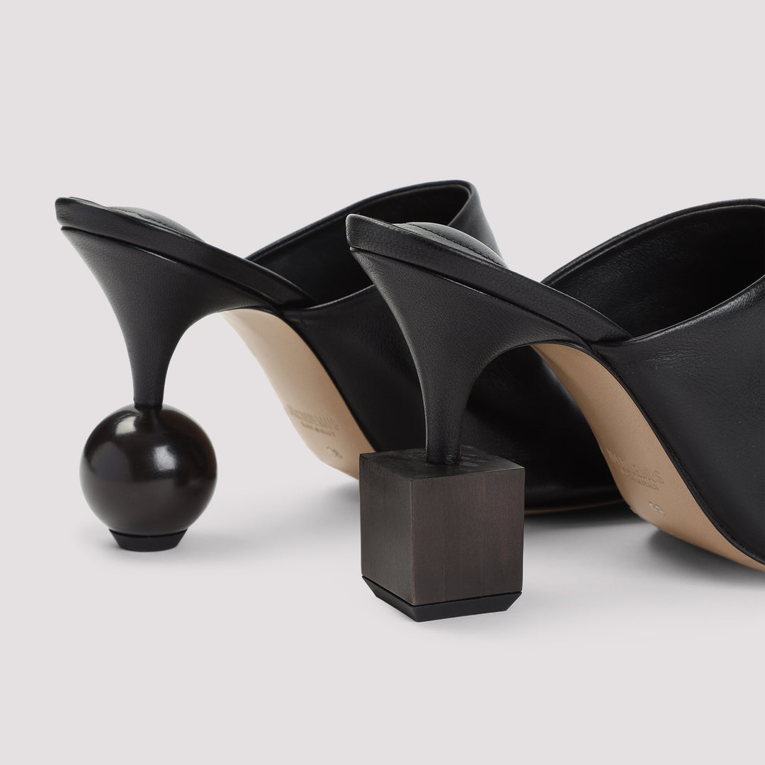 Jacquemus Mules - Black | d457a170aa3fb885b527e9a0d193f0939f750205