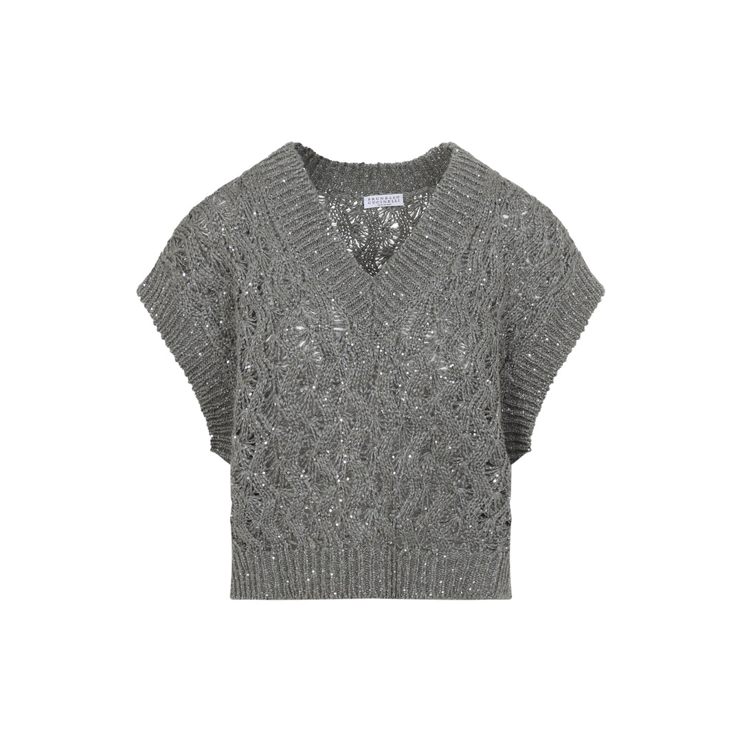 Brunello Cucinelli V neck - Green | 4f389e81886912d9af50b8e0e11d94a4cc00576e