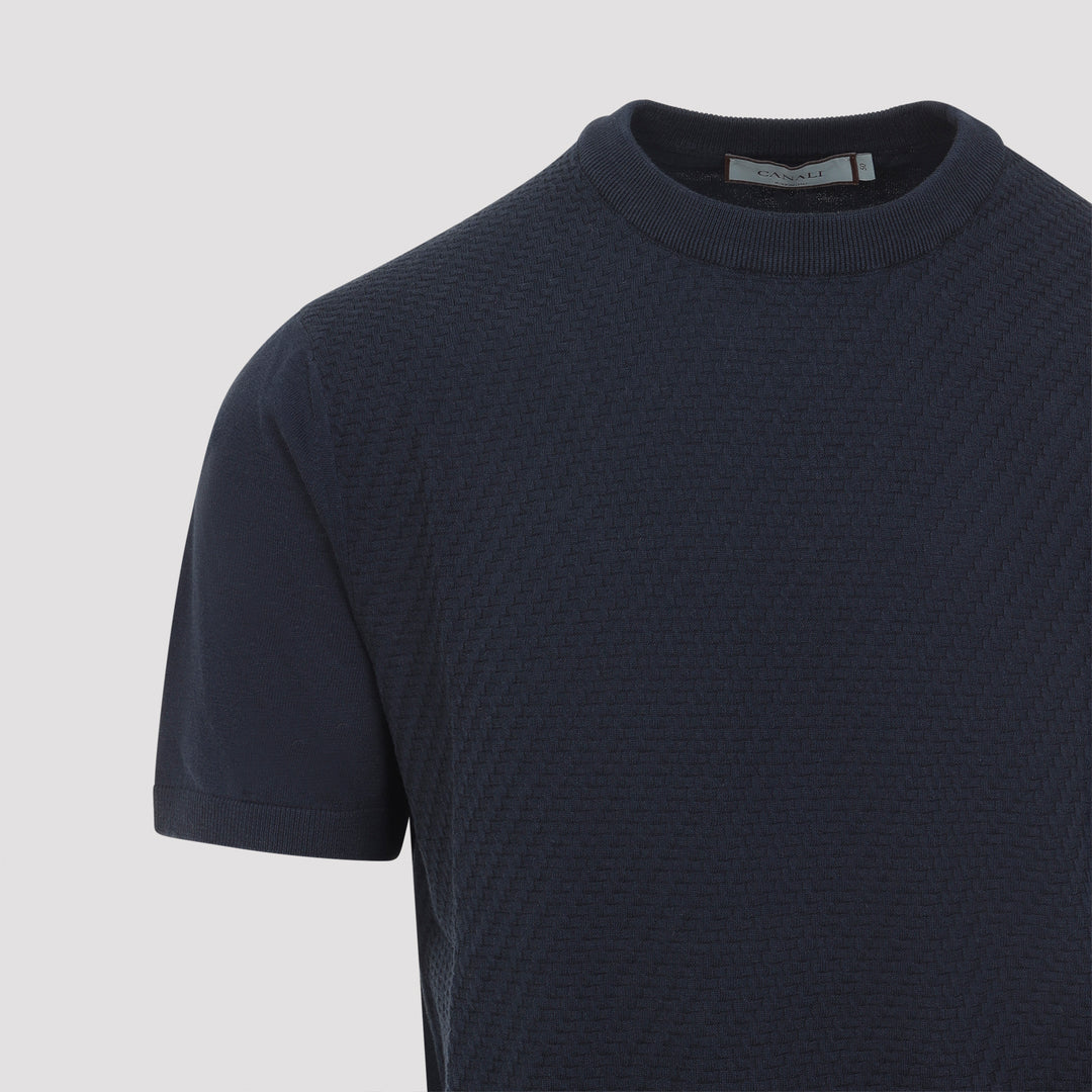 Canali Sweater - Blue | b9444cf16e9a48a42b09aa2ae1f18783b192dacf