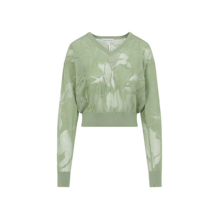 Dries Van Noten Sweater - Green | f1c8e00474191885e24c08b7096638921bd8a256