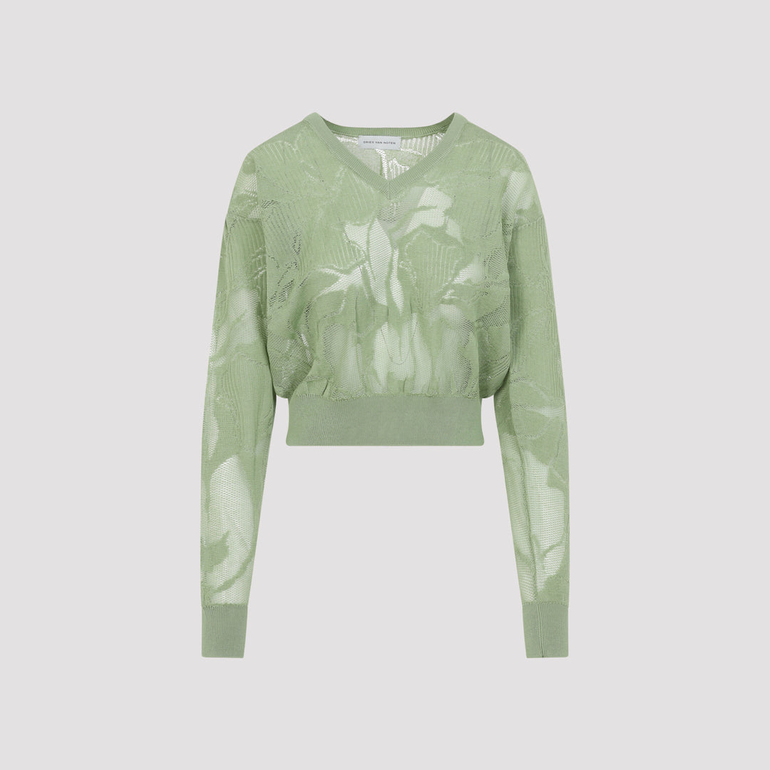 Dries Van Noten Sweater - Green | dc92a65807adb4f7b4d9372719e1c1a872049ad8