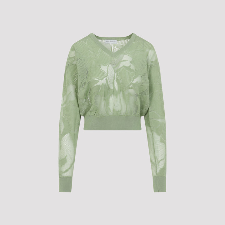 Dries Van Noten Sweater - Green | dc92a65807adb4f7b4d9372719e1c1a872049ad8