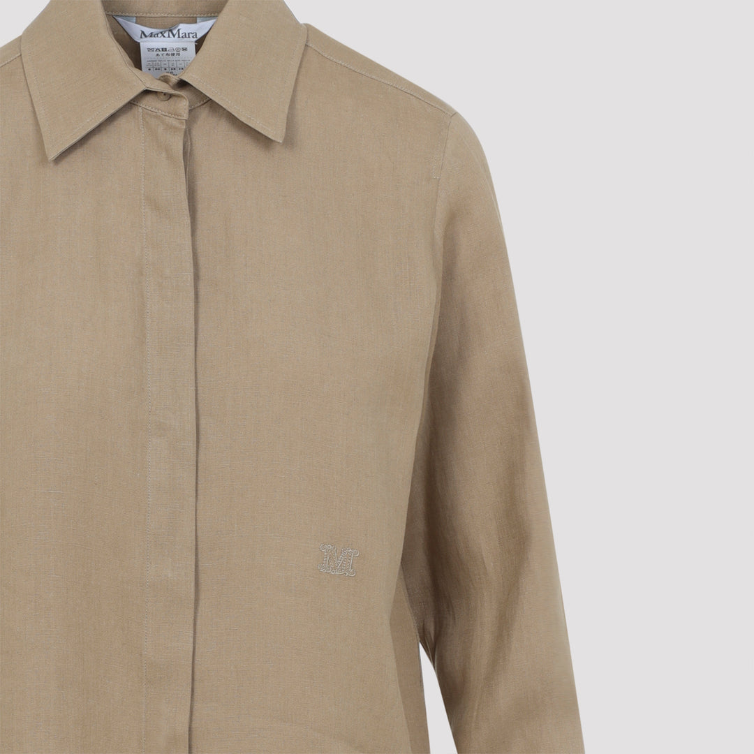 Max Mara Shirts - Nude & Neutrals | 339d1b3e9a34b7e4a870a246c43029be2acb77a0