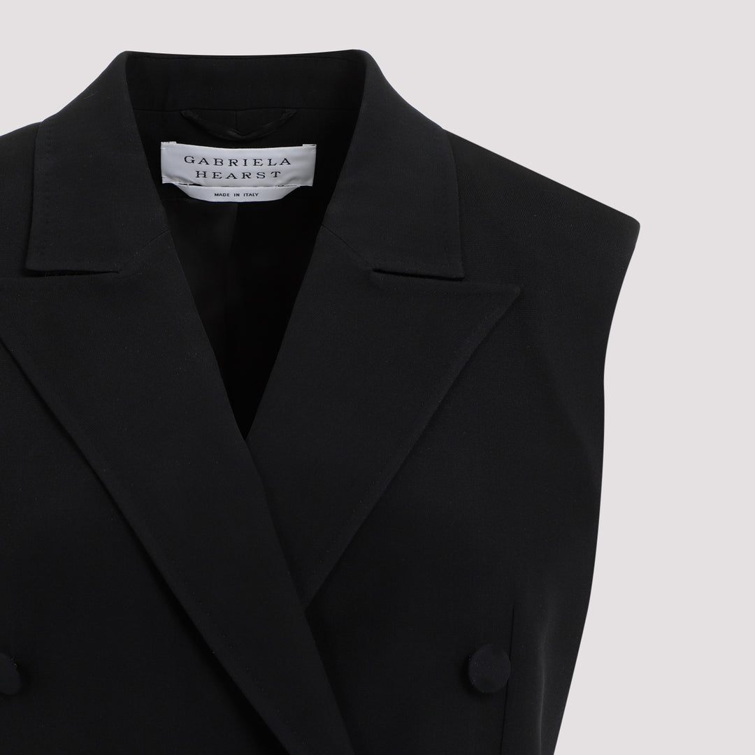 Gabriela Hearst Gilet - Black | 2893c82da1e36a7adb713301e33e9558159fd91a