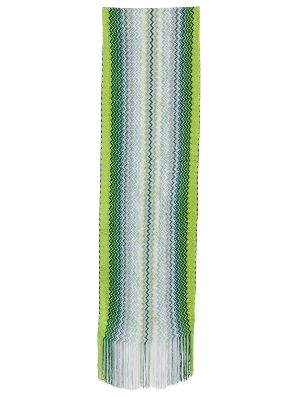 Zig-Zag Motif Viscose Scarf