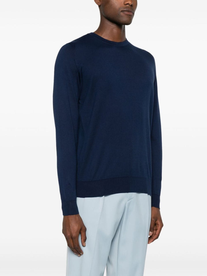 John Smedley Pullover - Blue | 70df6be78e70c7916eb5e965157fc67b74222265