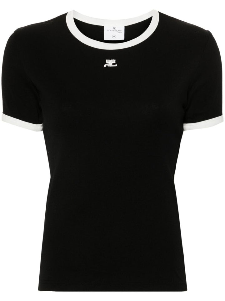 Courreges T-shirts - Black | a4f400ceec458957d532940c1dc92eb2192d367b