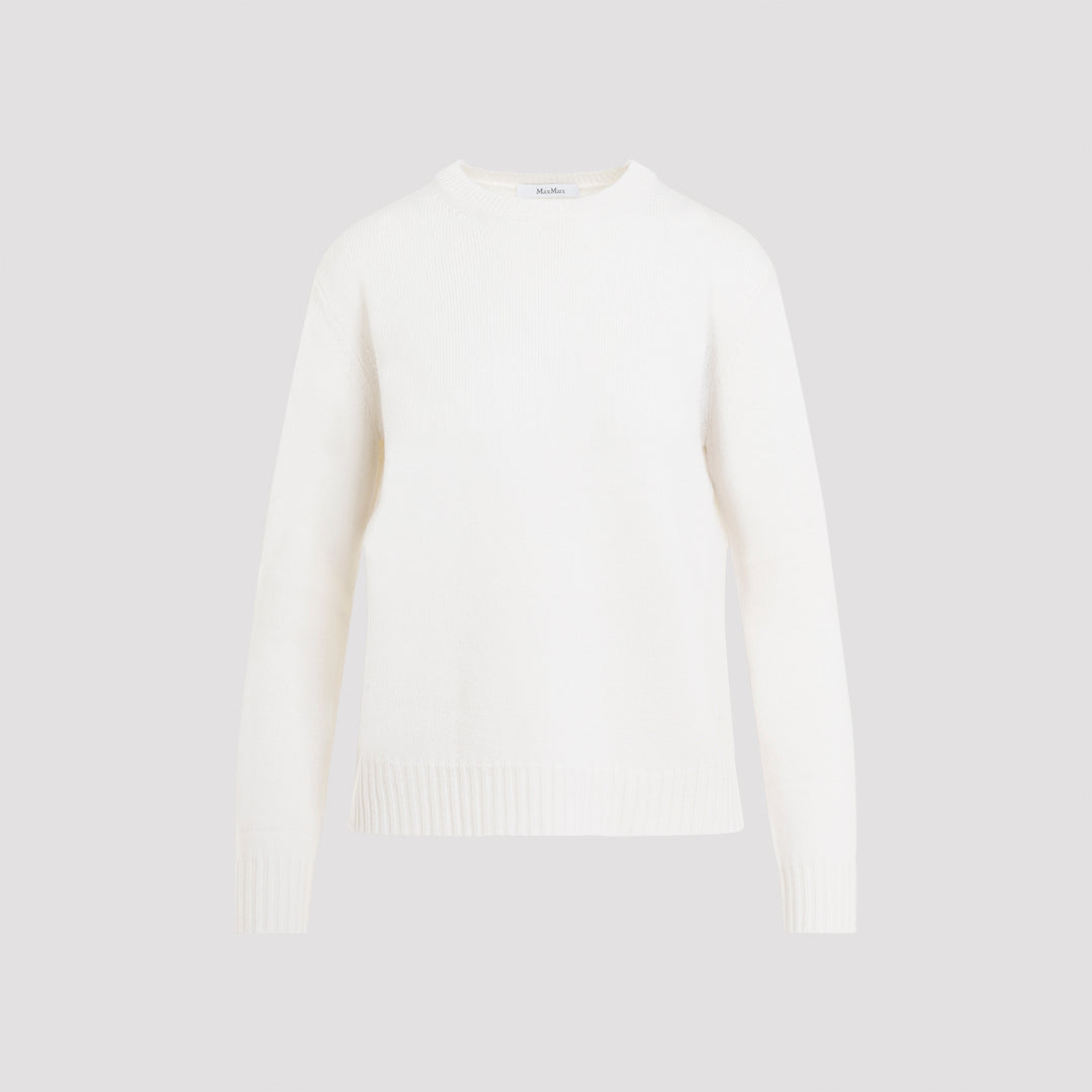 Max Mara Pullover - White | 8f4623224b352a7e23f539a2382e2cb080cea1b1