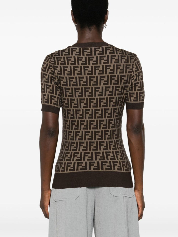 Fendi Round neck - Brown | a33b3fbd4c284d8336f25e30e80418b7d55fa634