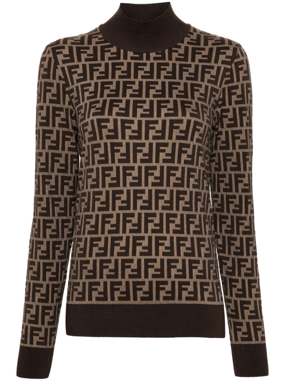 Fendi MAGLIA - Brown | 4df1f2f9984d54c7f717a0a9030fc3c04a3e8487