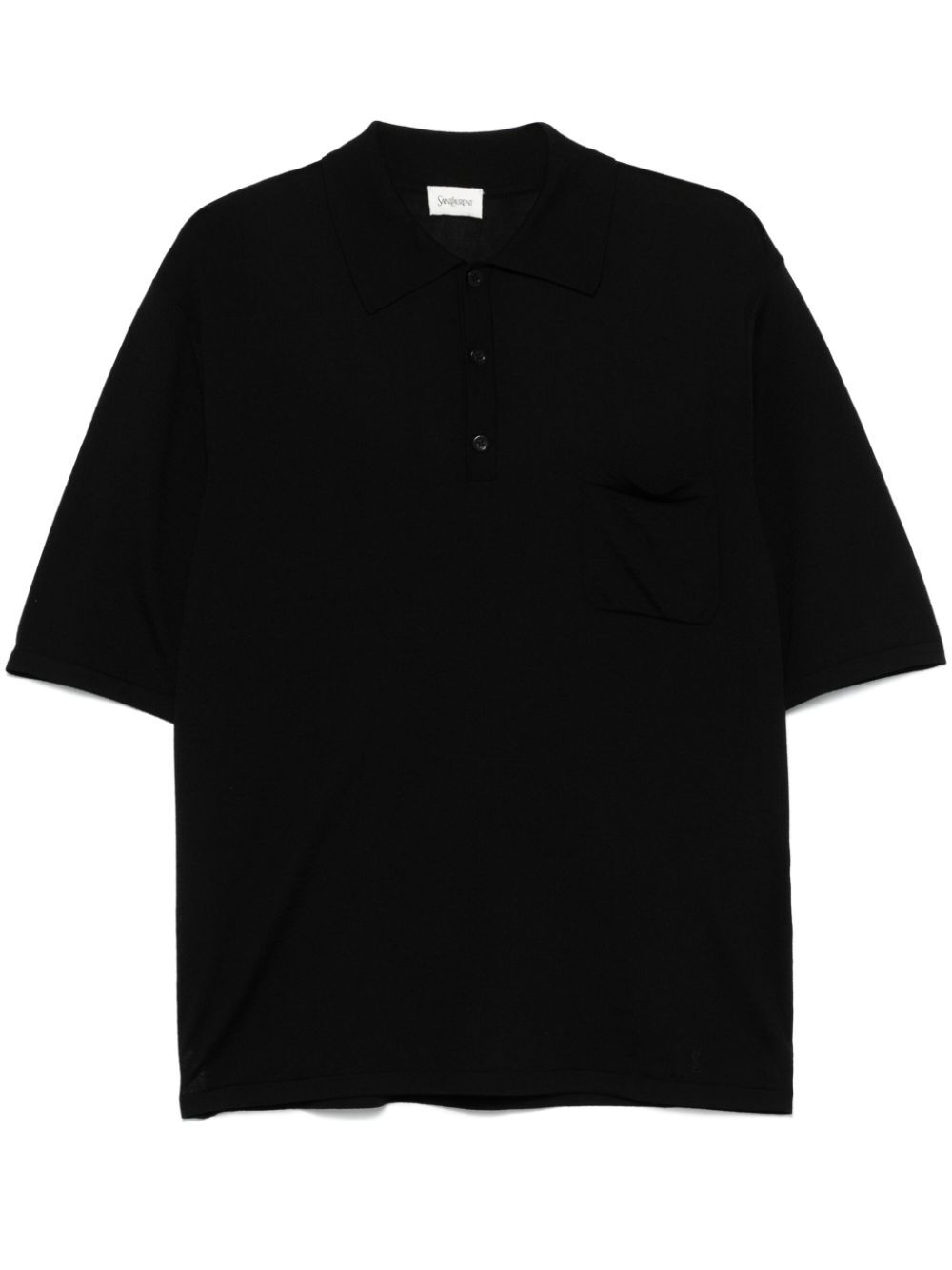 Saint Laurent Paris Polo - Black | afd9efec9bdbbf35a8fb545db87cd81fcbf0bdab