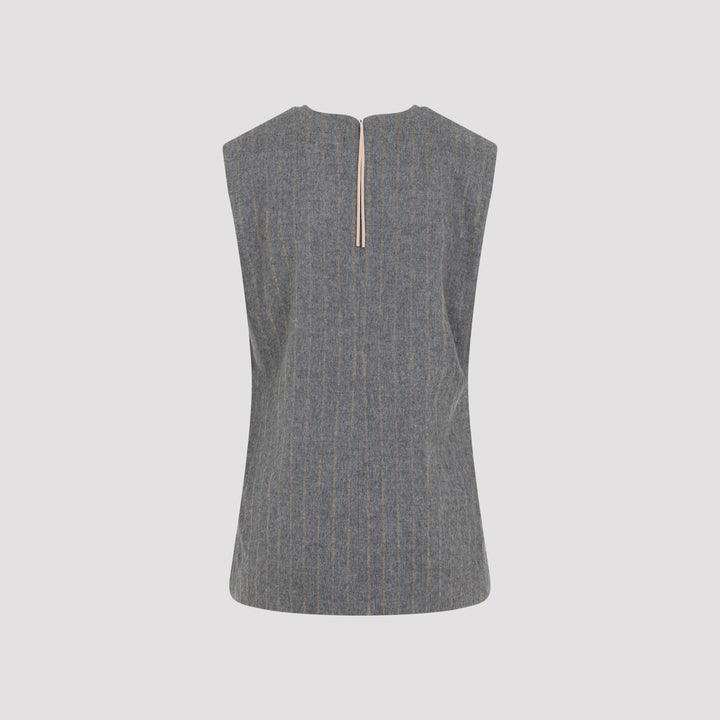 Carven Tops - Grey | 91a84a4ba401cca38999e8a048d7d8772ebea958