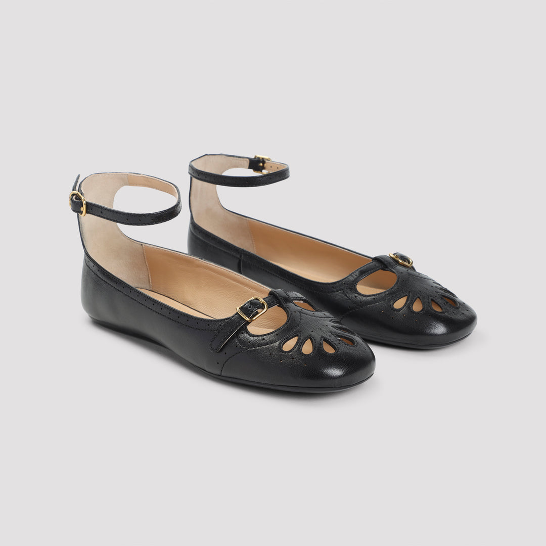 Chloe Ballerinas - Black | de72e945d4df037825ad53c5e436c1ef35448c0a