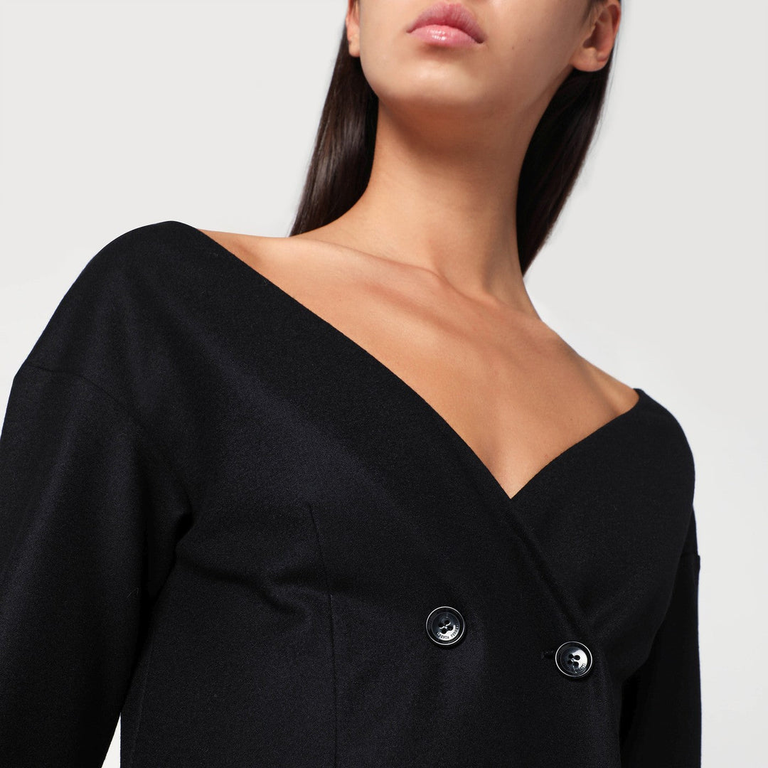 Alberta Ferretti Coats & Jackets - Black | 844091936af8d20bdb9e5d5066995611a11677d2