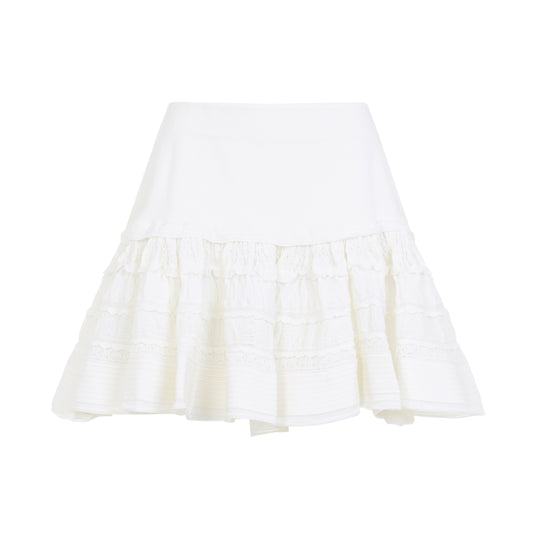 Mini Skirts White
