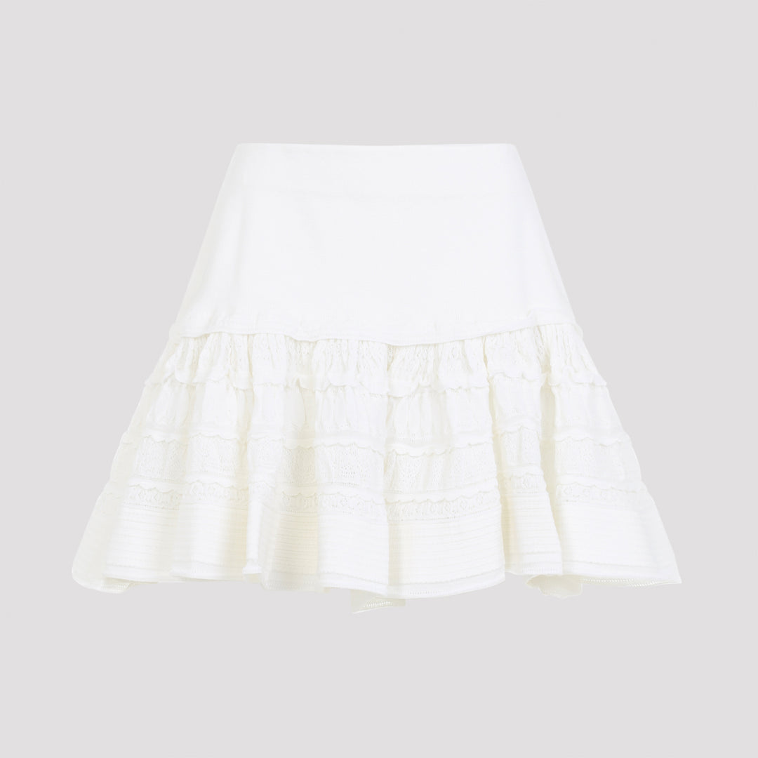 AlaÏA Mini skirts - White | df9a029c2ca69090d42e365f2d6cb606ce223b07