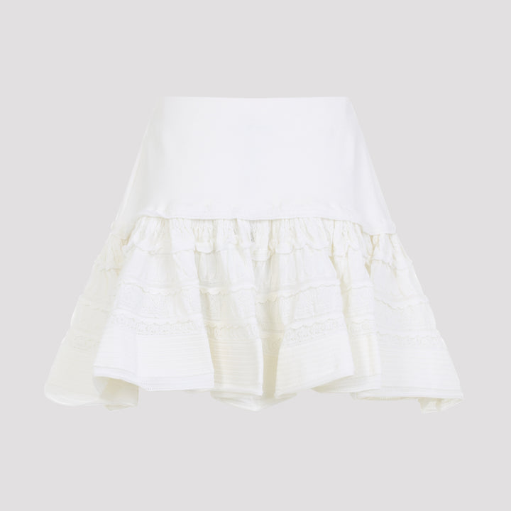 AlaÏA Mini skirts - White | 7ce1d213d4df434692e73de364f453d4c5064b08