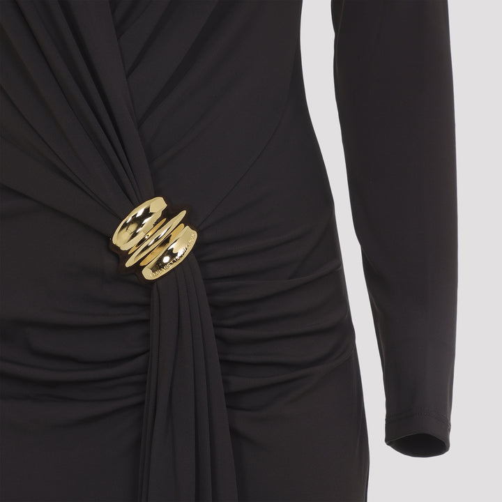 Elisabetta Franchi Long dresses - Brown | 931b585d8b1c8b64162b9883df01f1bbddf08f93