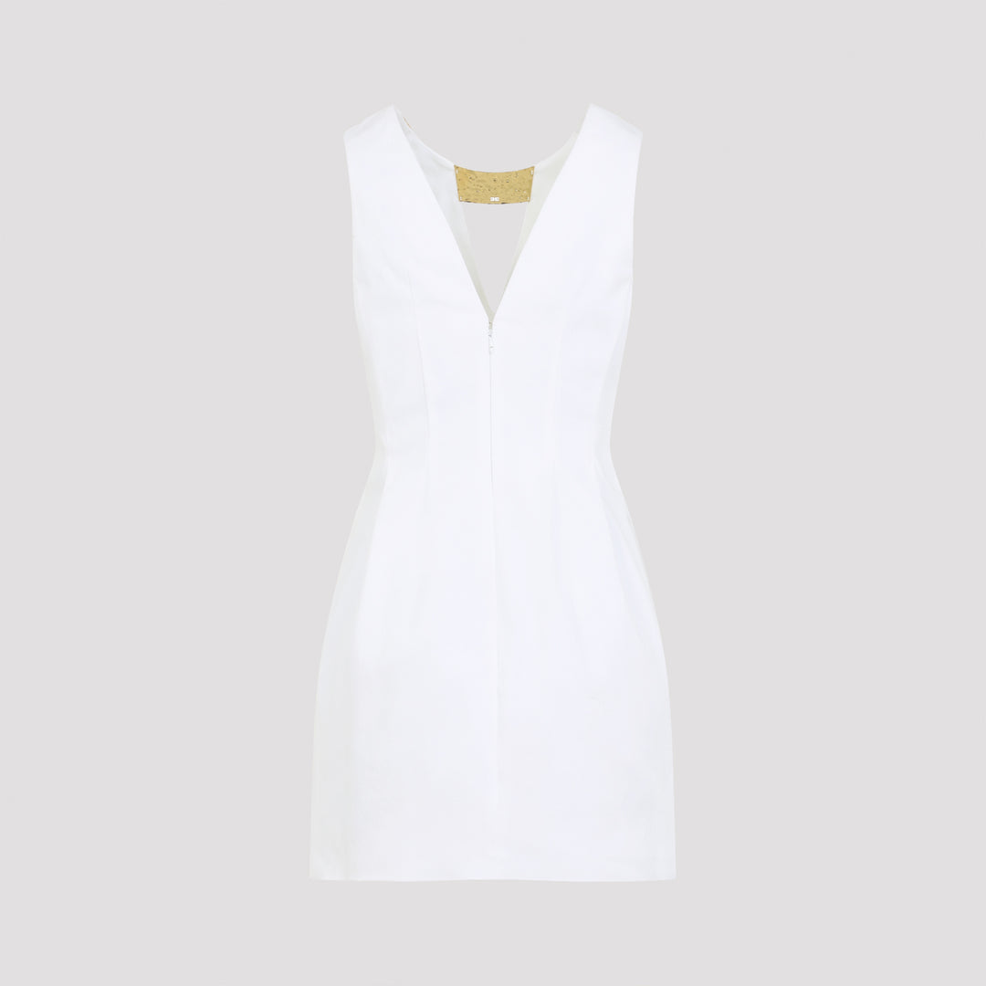 Elisabetta Franchi Mini dresses - White | e0b5f603f7becd900347152ed068731b594b44c2