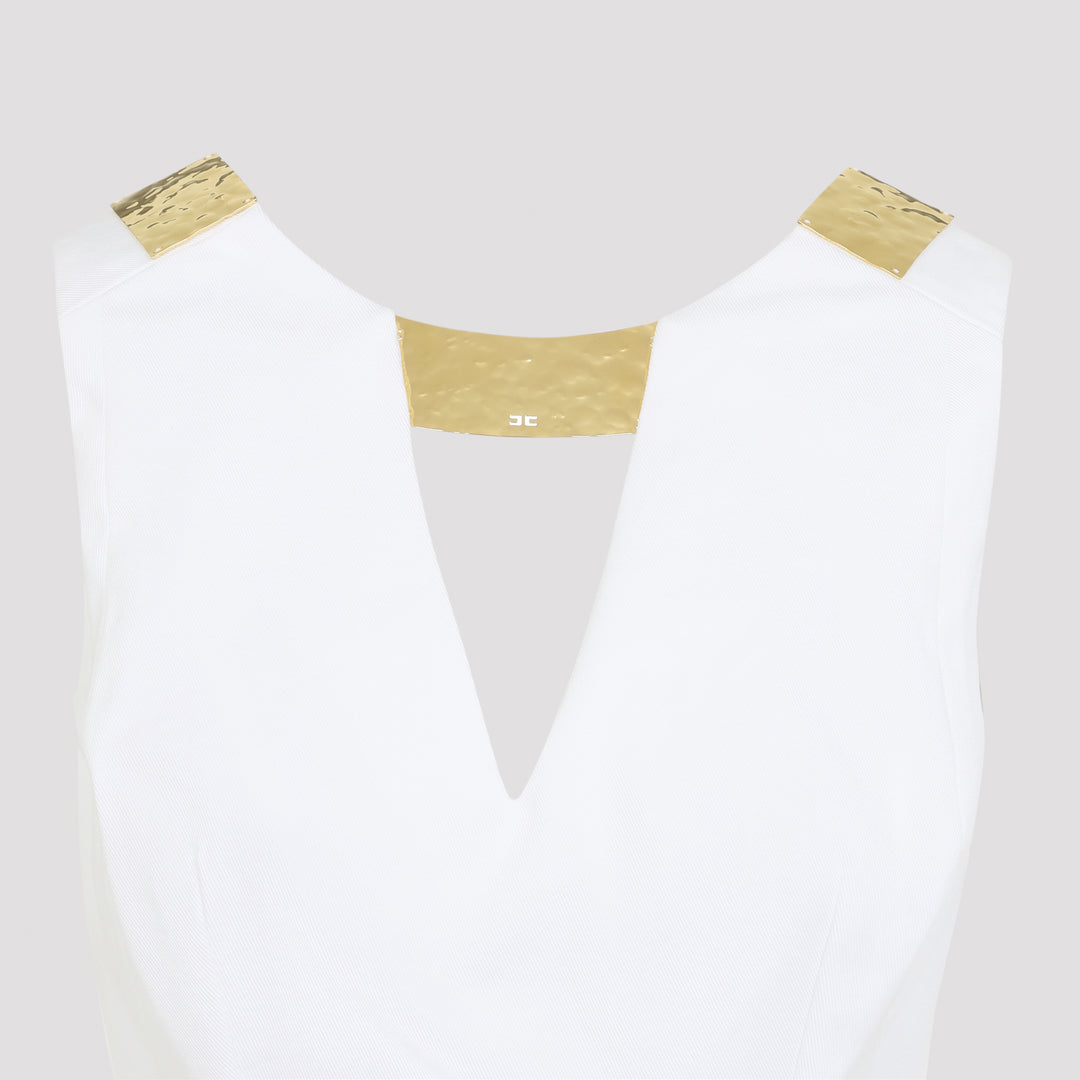 Elisabetta Franchi Mini dresses - White | 9ced7562e24e59fcb5def3b4dc4f2ff9bfc9973f