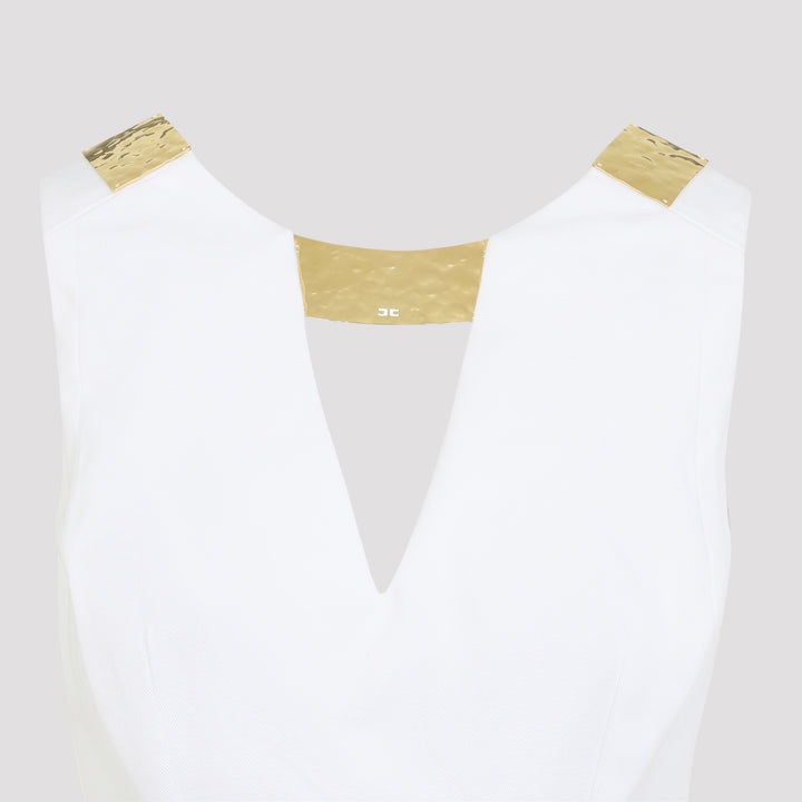 Elisabetta Franchi Mini dresses - White | 9ced7562e24e59fcb5def3b4dc4f2ff9bfc9973f