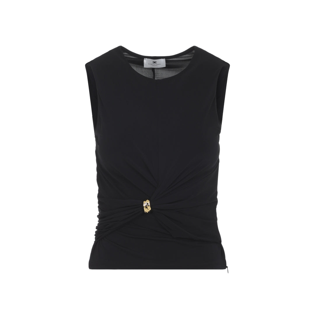 Elisabetta Franchi Tops - Black | fad5628f1da294ead143e49b7ebddcd8069b9f7f
