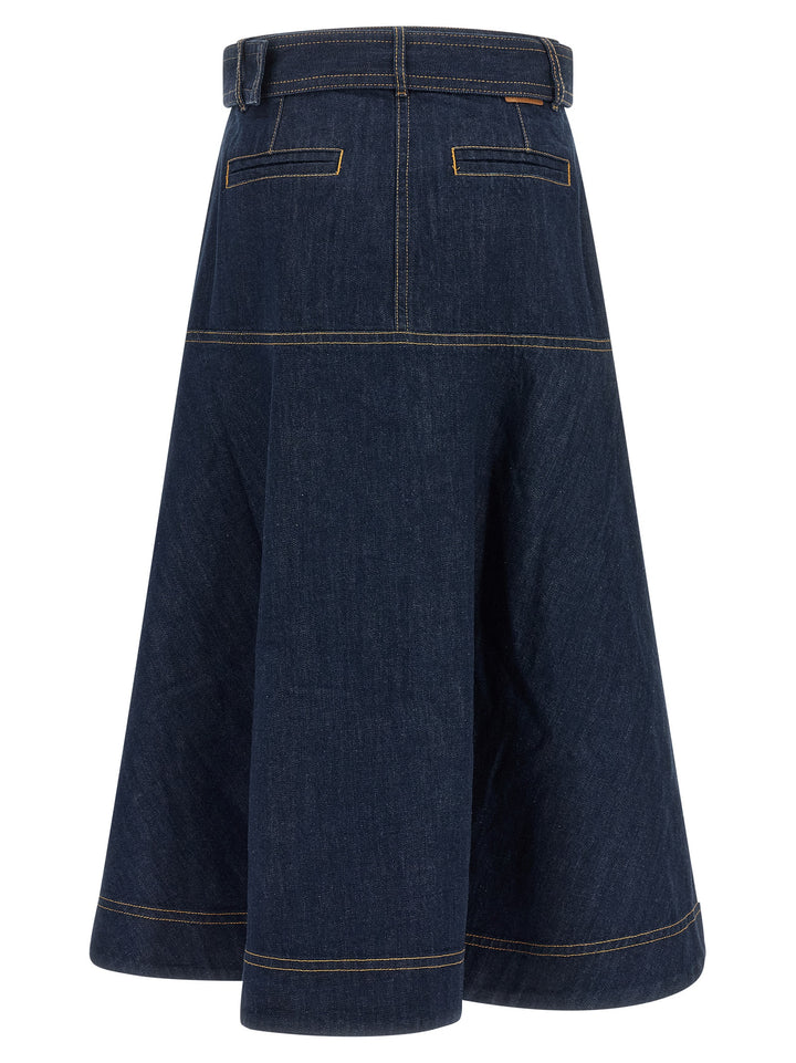 Zimmermann Denim Skirt Skirts - Blue | 1ec03bacd5b9ab601ca395e6cad8322223bd8840