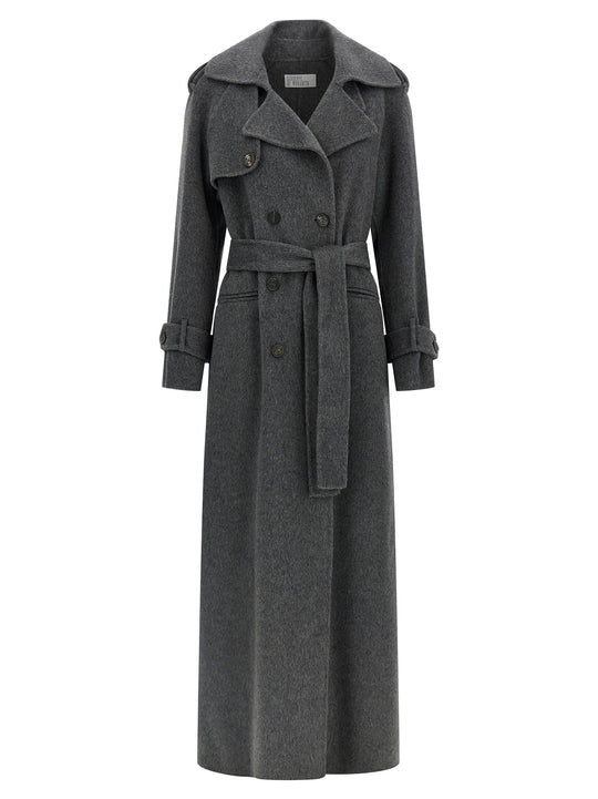 Long Coat Coats And Trench Coats Gray