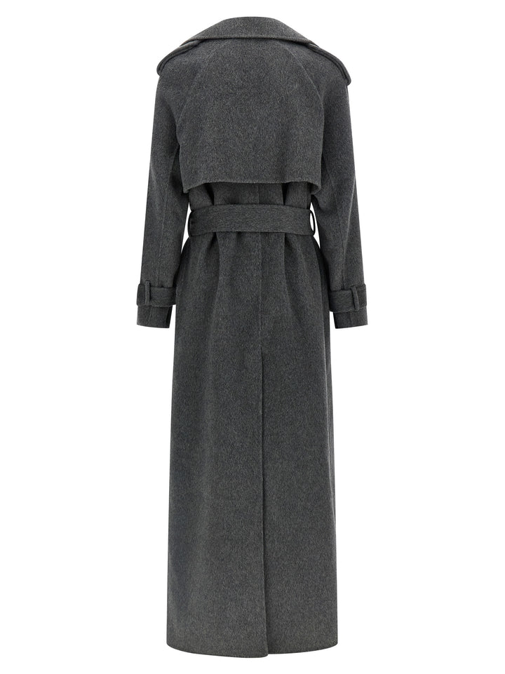 Giuseppe Di Morabito Long Coat Coats and Trench Coats - Gray | 3415b8963eaee58799dabd0f66a3e06032178ae6