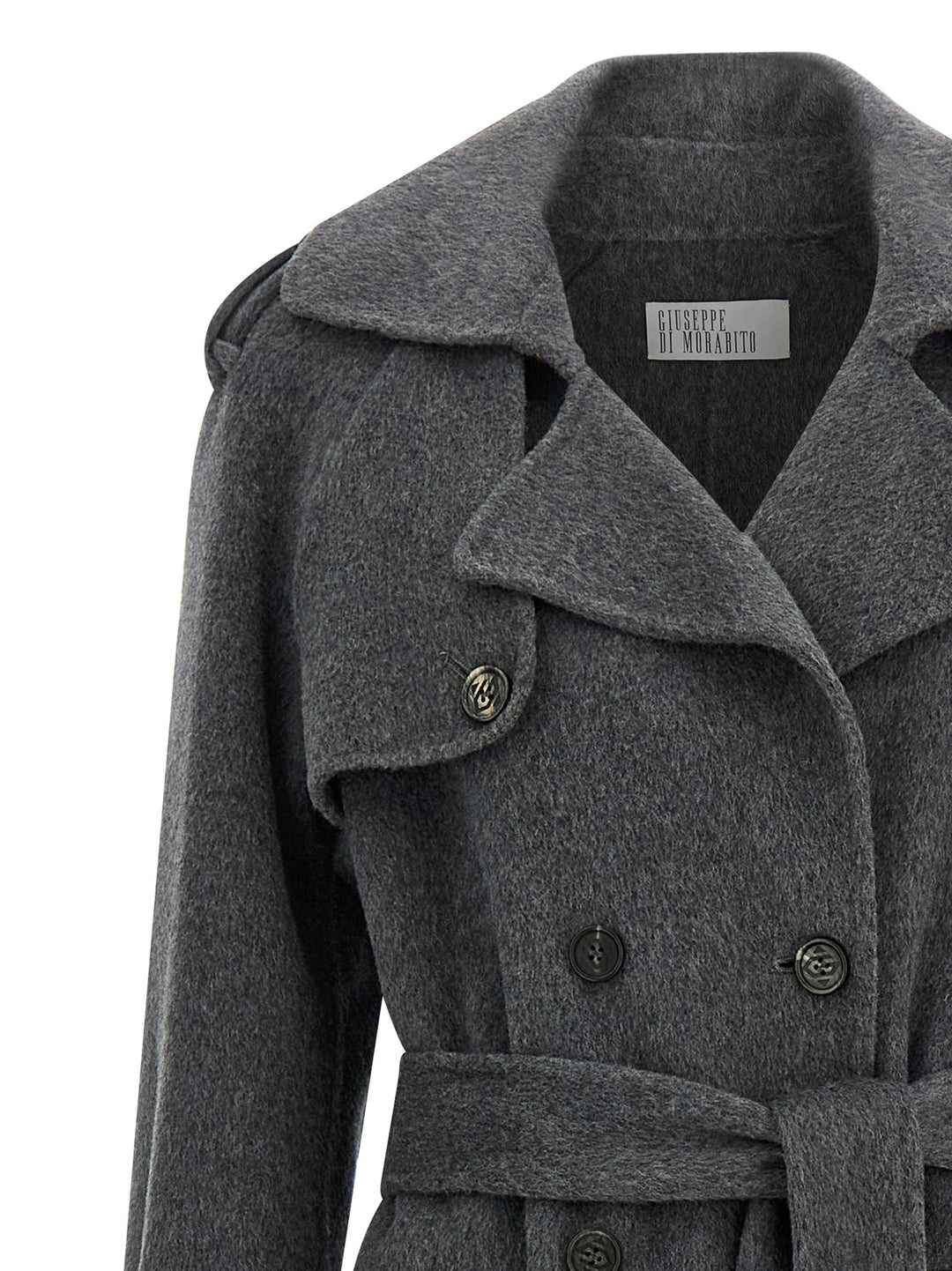 Giuseppe Di Morabito Long Coat Coats and Trench Coats - Gray | f643685d3191390a9da313cc99f721fabc32e4a9