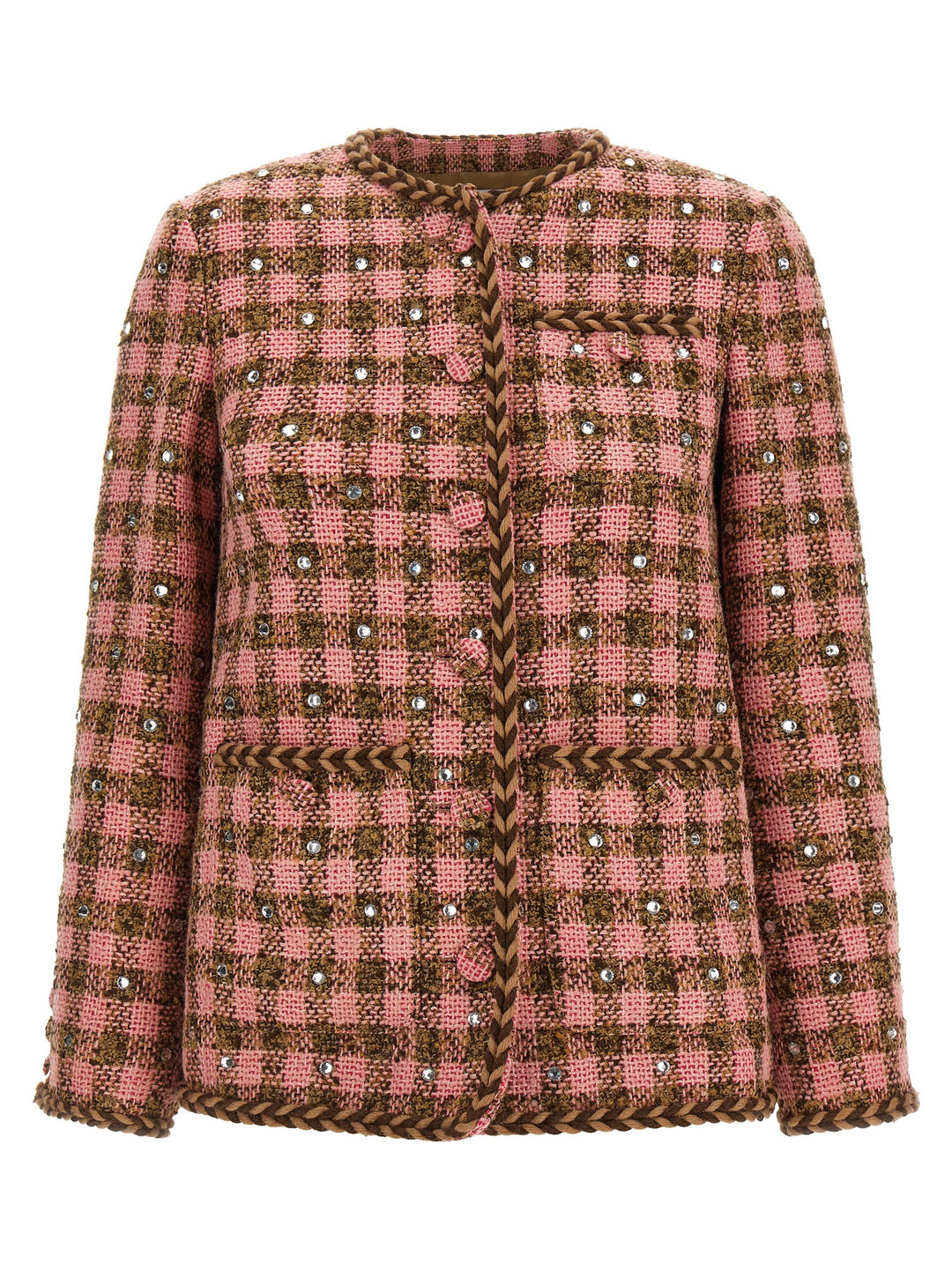 Giuseppe Di Morabito Rhinestone Blazer Jacket BlazerS - Pink | 10fdfb964f6b35a8df11936efda6af4217cea9fc