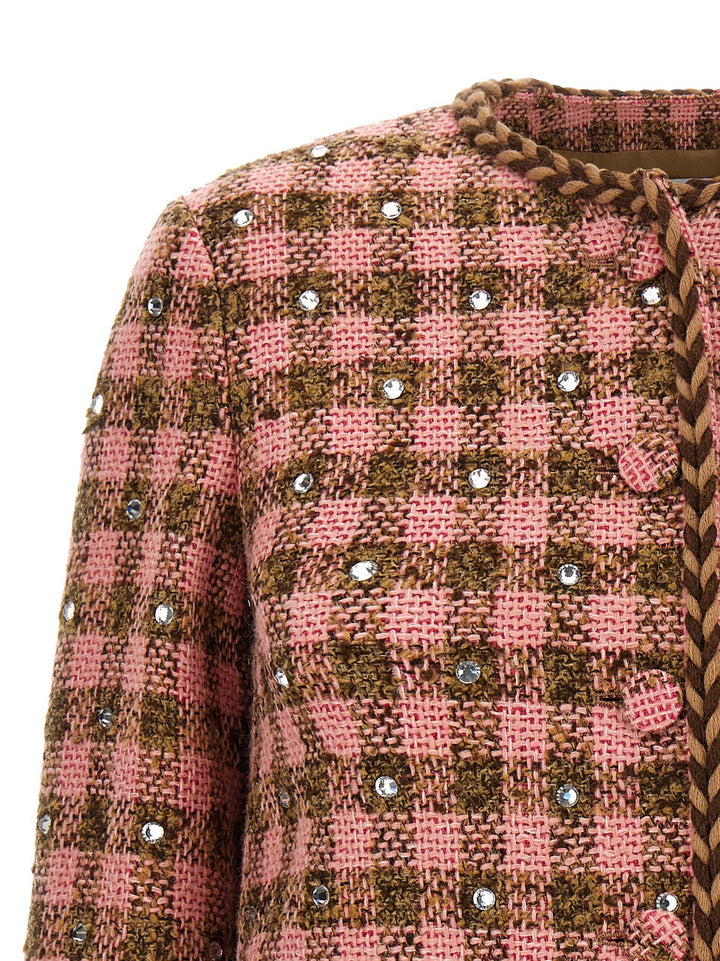 Giuseppe Di Morabito Rhinestone Blazer Jacket BlazerS - Pink | ae5fcf5577eda87fbd5dde08d520580ded622e84