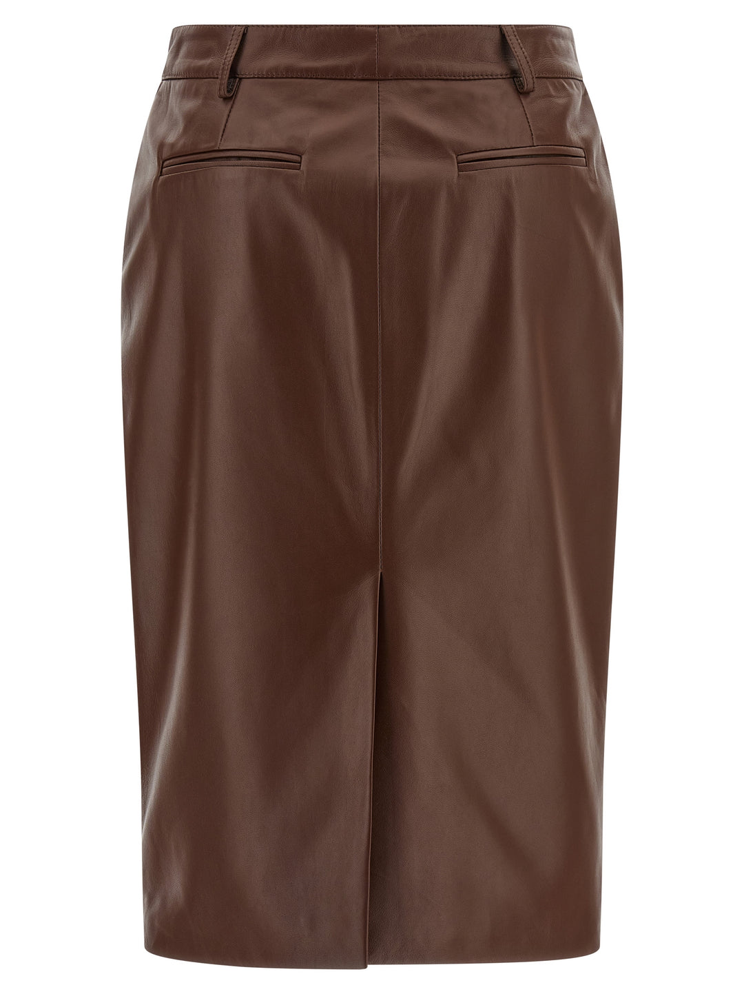 Giuseppe Di Morabito Leather Skirt Skirts - Brown | 7094448889754997ab89d67b3a997cd61254b6c4