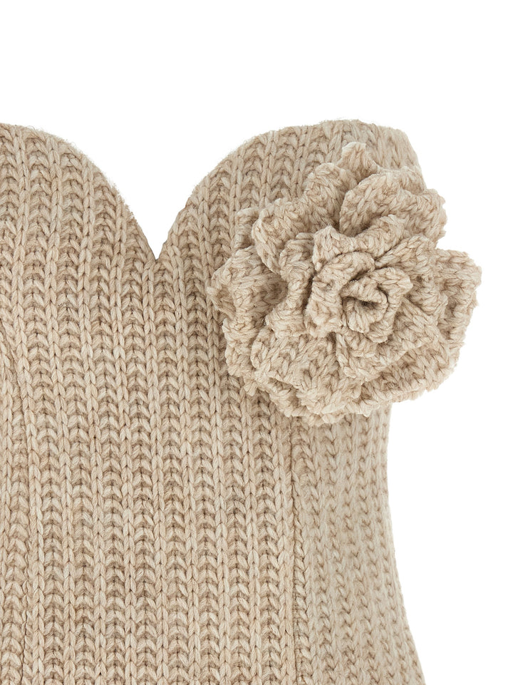 Giuseppe Di Morabito Tricot Bustier Top Tops - Beige | 0f24dabe306967ee6e23c9d562acef7272b11b04