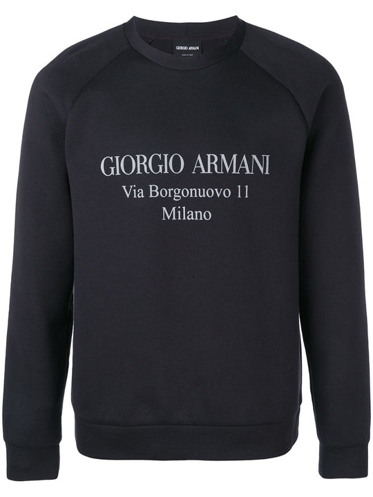 Borgonuovo 11 Cotton Double Jersey Sweatshirt