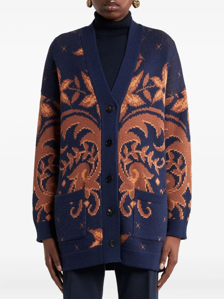 Etro Cardigan - Blue | 7b8da77add3396b03cdb86e3931adf3ab80ef17e