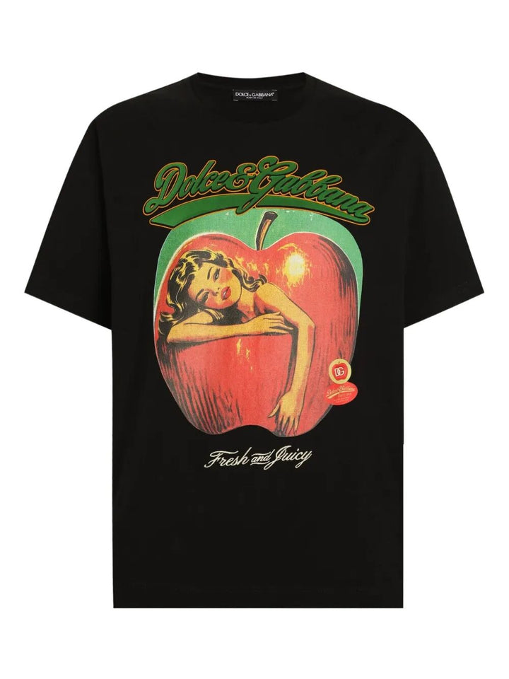 Dolce & Gabbana T-shirts - Black | 00d3e14852b34d6e7423b47f5ecaddbb1f0c1c44