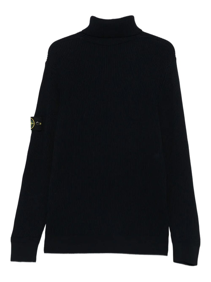 Stone Island Turtle neck - Blue | 5562ec4226cbab2e18b3b5617674f8a6b30b6f78
