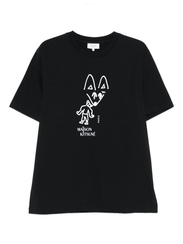 Maison KitsunÉ T-shirts - Black | 473f1189cc9557c5a4cea3222d34e917ad2514dd