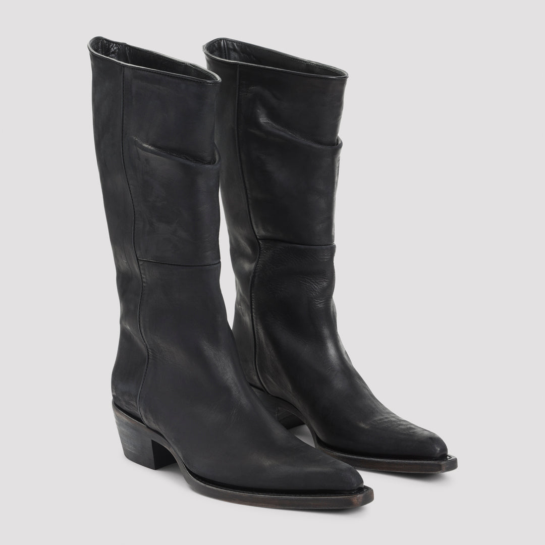 Khaite Boots - Black | 6e1dcd2a524d328aaf3fe33ef1f403e0971f3124