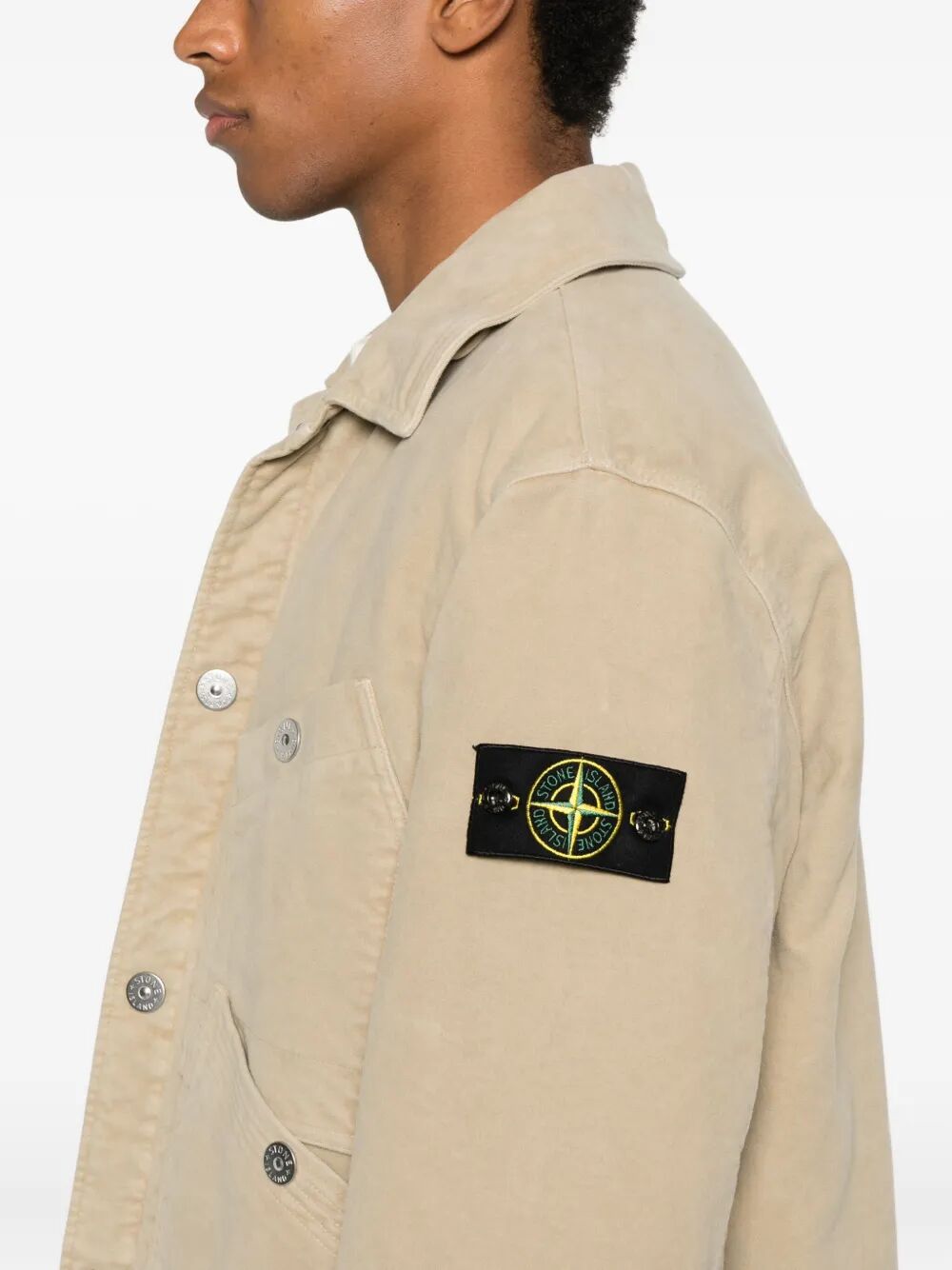 Stone Island Shirt jackets - Nude & Neutrals | 18cb9ded6861f4f26ed94bd243f1ad4e5c6b60d0