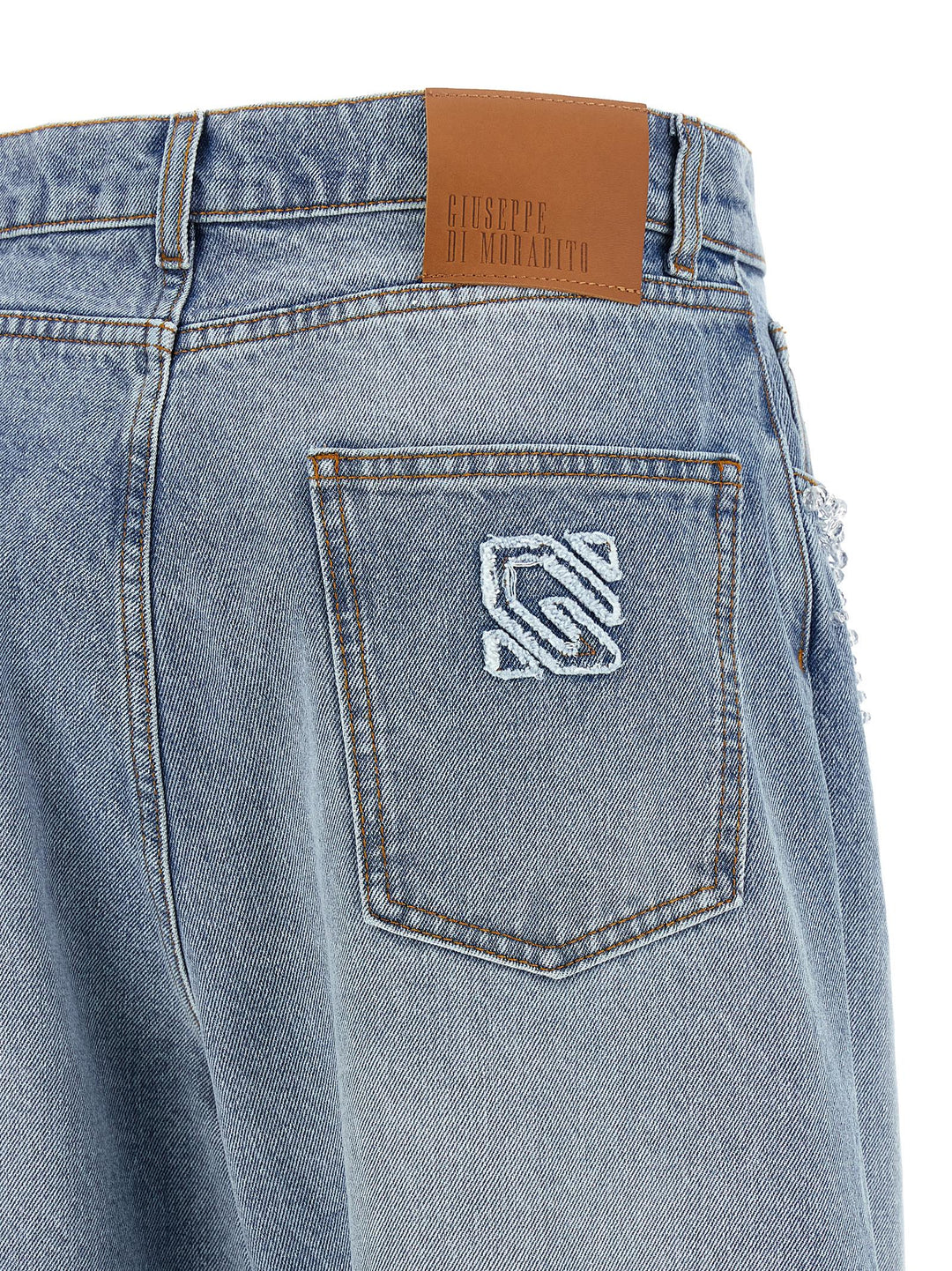 Giuseppe Di Morabito Crystal Jeans - Light Blue | c5925113ddd0a4f8506d7fdd77e0bbcfec3b5b25